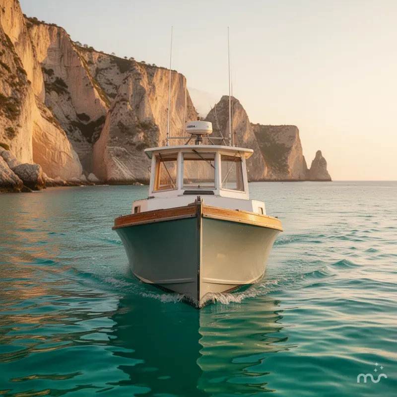 Slide: The Image of Custom Homebuilt Wood Boat 16' As Is 1977 - 1