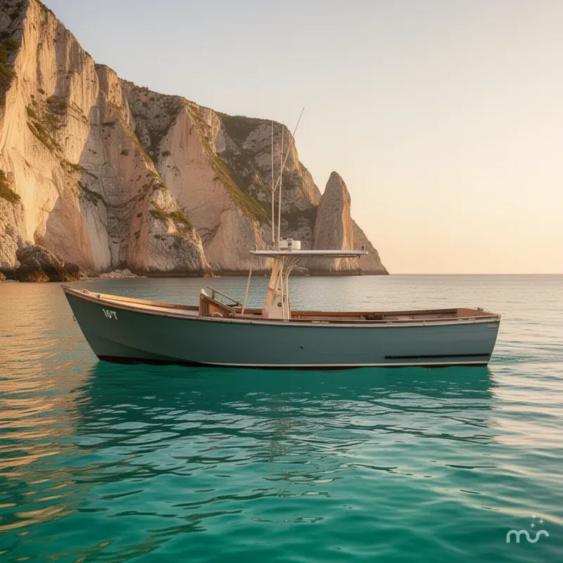 Slide: The Image of Custom Homebuilt Wood Boat 16' As Is 1977 - 2