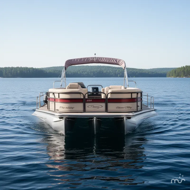 Slide: The Image of Premier 251 Cast-a-Way Fish & Cruise Pontoon & 115HP Mercury 4Stroke - $19,995 2007 - 1