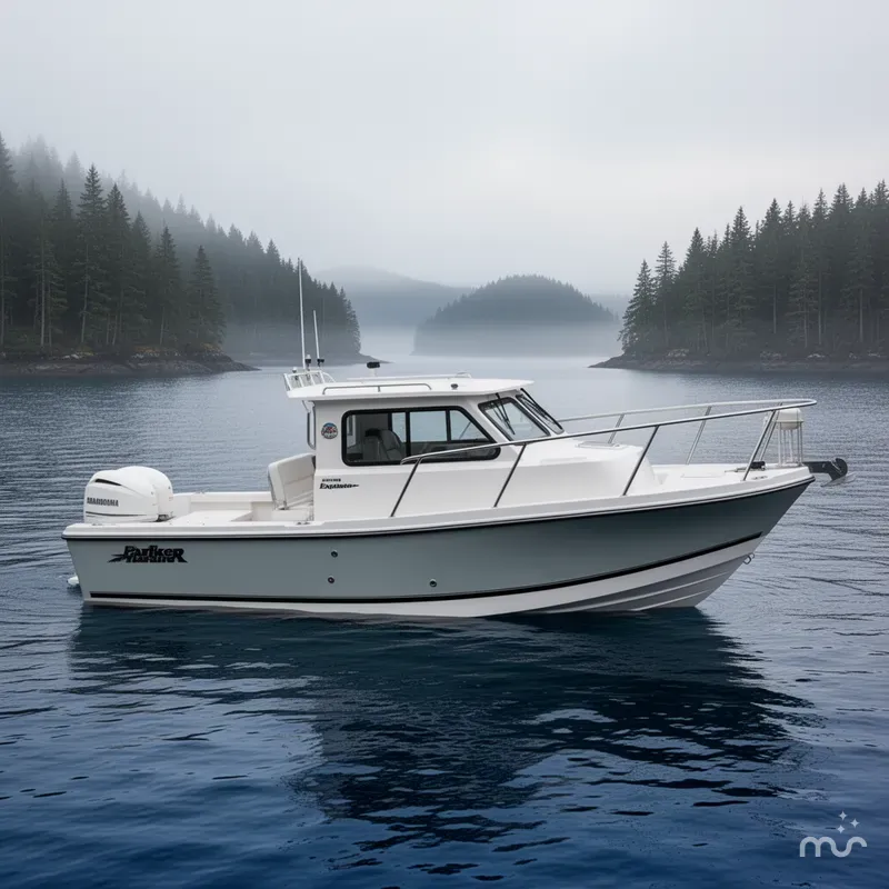 Slide: The Image of Parker Marine 247 Explorer TWIN 150S AND AIR COND. 2026 - 2