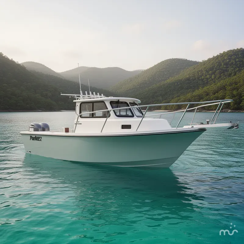 Slide: The Image of Parker Marine 217 Explorer WITH AC IN CABIN 2026 - 2