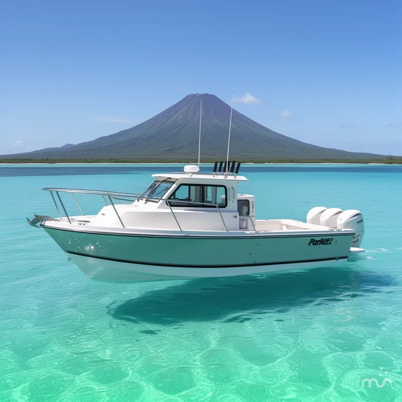 Slide: The Image of Parker Marine 247 Explorer TWIN 150S AND AIR COND. 2026 - 2