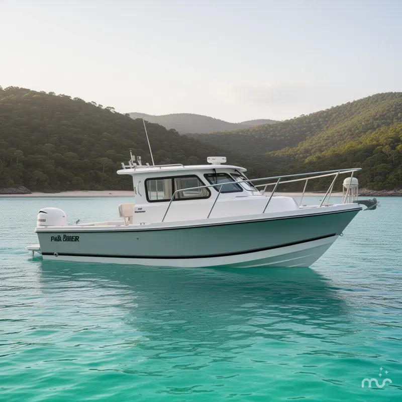 Slide: The Image of Parker Marine 247 Explorer TWIN 150S AND AIR COND. 2026 - 2
