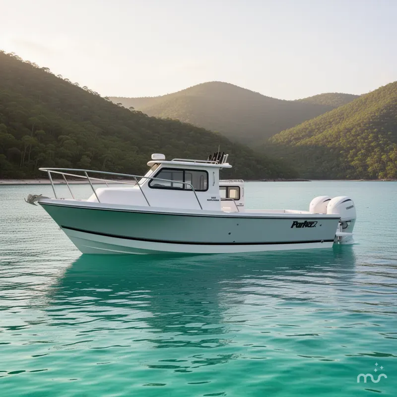 Slide: The Image of Parker Marine 247 Explorer TWIN 150S AND AIR COND. 2026 - 2
