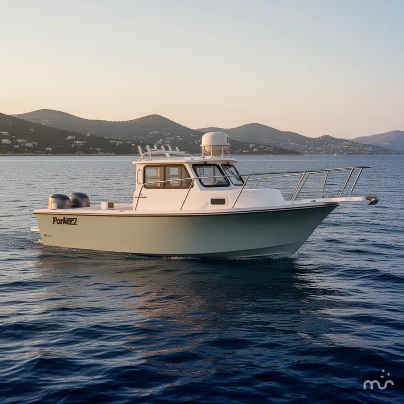 Slide: The Image of Parker Marine 217 Explorer WITH AC IN CABIN 2026 - 2