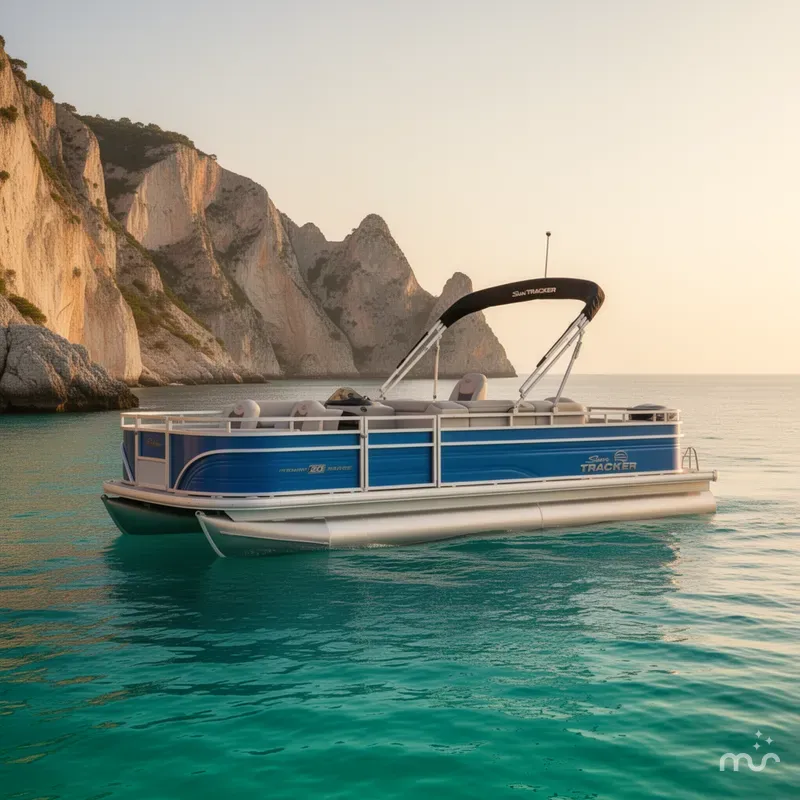 Slide: The Image of Sun Tracker Fishin' Barge 20 DLX 2026 - 2