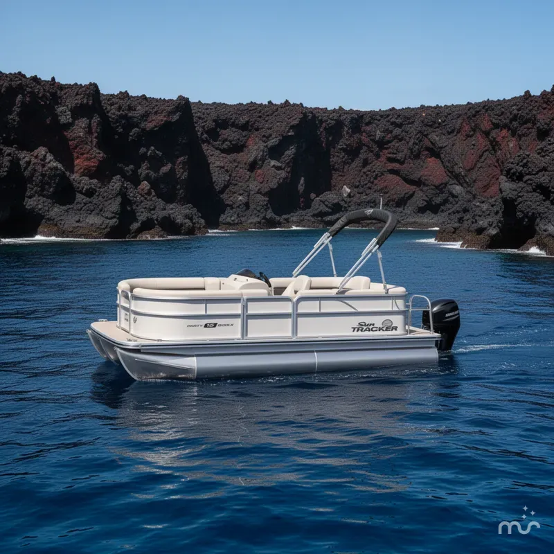 The Image of Sun Tracker Party Barge 16 DLX 2026 - 0