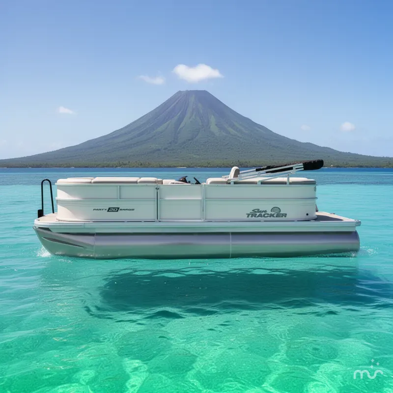 Slide: The Image of Sun Tracker Party Barge 20 DLX 2026 - 2