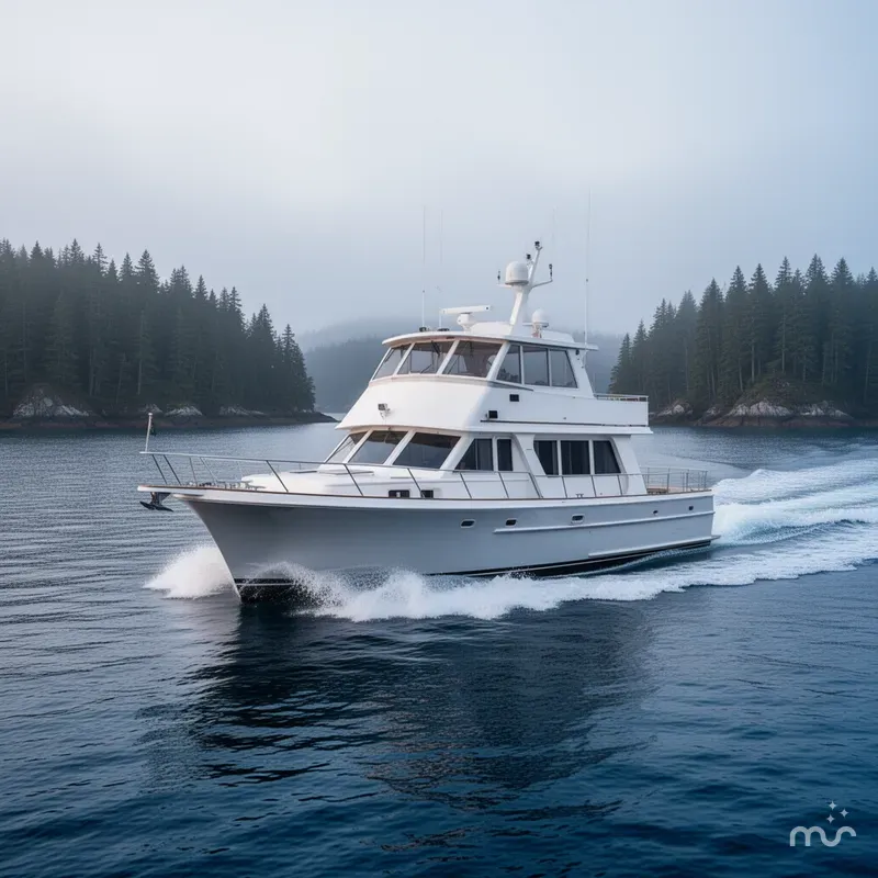 Slide: The Image of Jefferson Marquessa 52 Extended Deckhouse 1989 - 2
