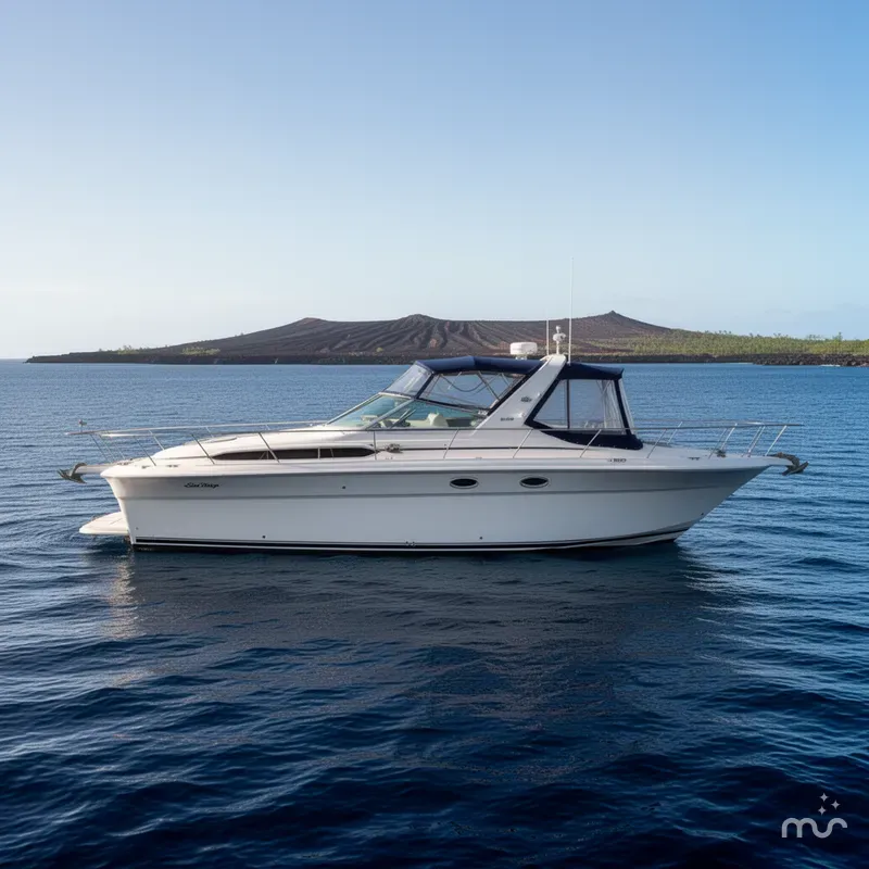 Slide: The Image of Sea Ray 340 Sundancer 1987 - 2