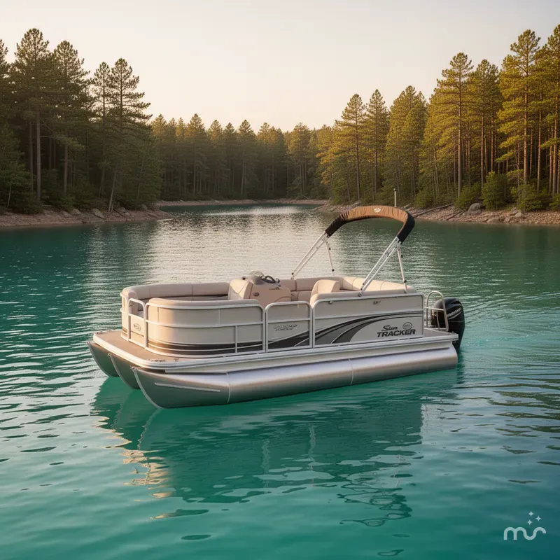 The Image of Sun Tracker Party Barge 16 DLX 2026 - 0