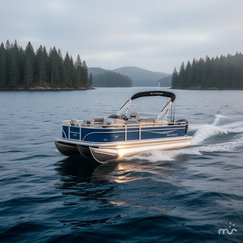 Slide: The Image of Sun Tracker Fishin' Barge 20 DLX 2026 - 4
