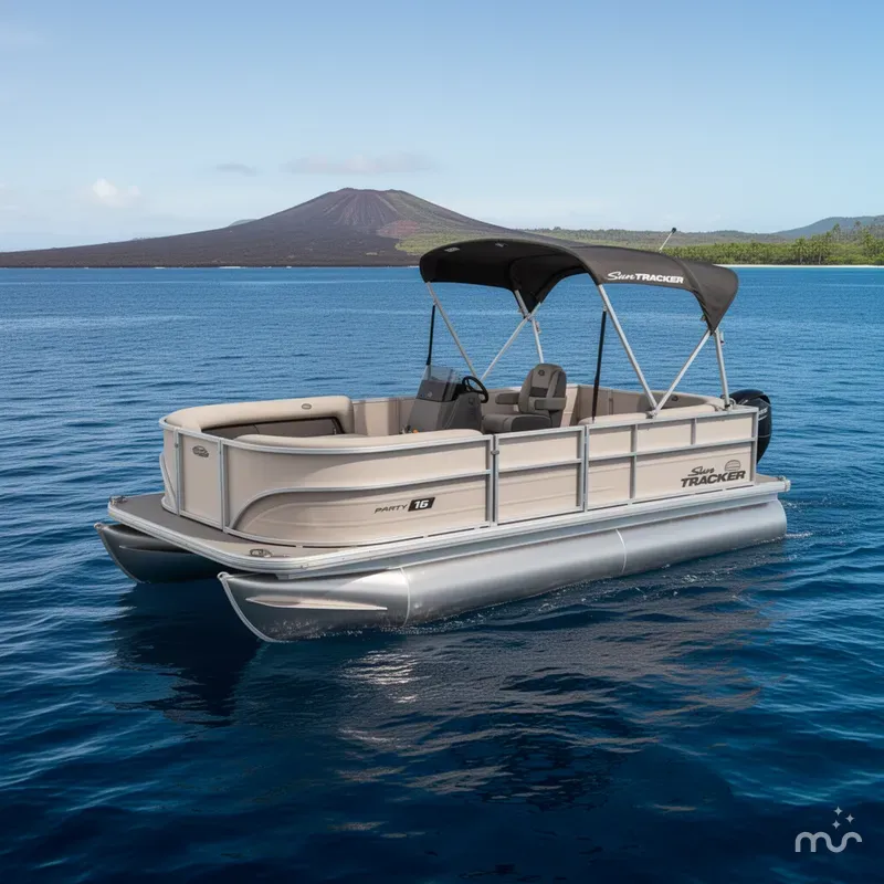 The Image of Sun Tracker Party Barge 16 DLX 2026 - 0