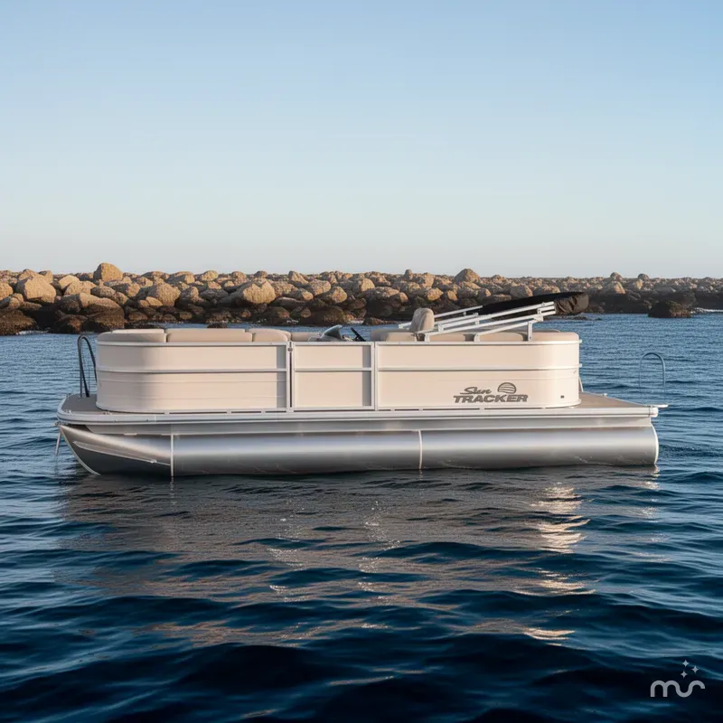 Slide: The Image of Sun Tracker Party Barge 20 DLX 2026 - 2