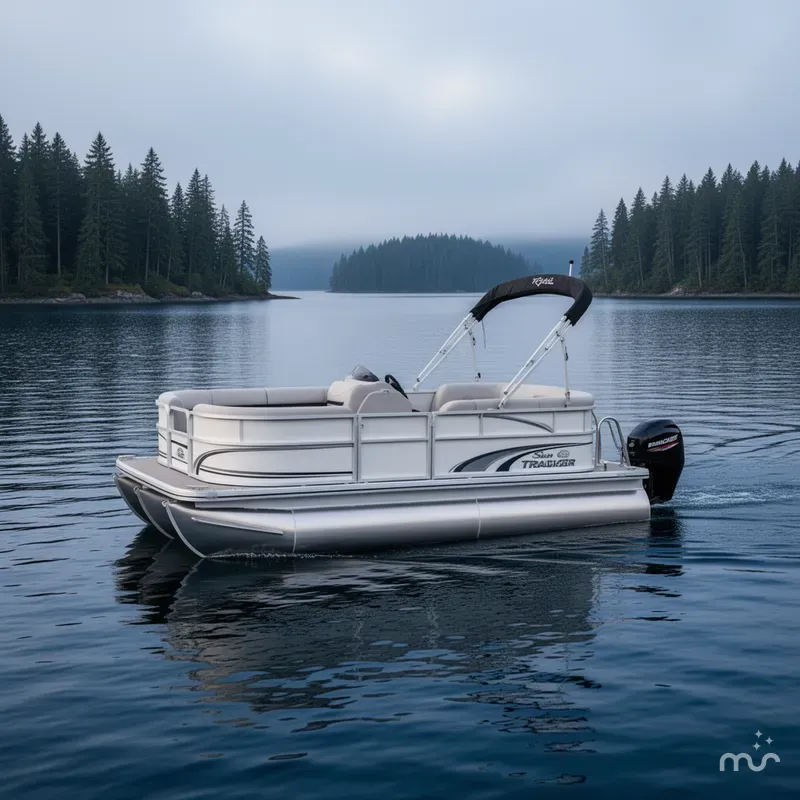 The Image of Sun Tracker Party Barge 16 DLX 2026 - 0