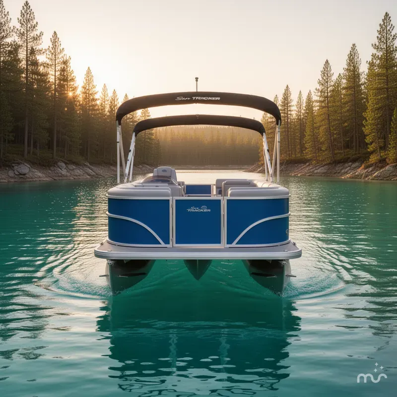 Slide: The Image of Sun Tracker Party Barge 20 DLX 2026 - 3