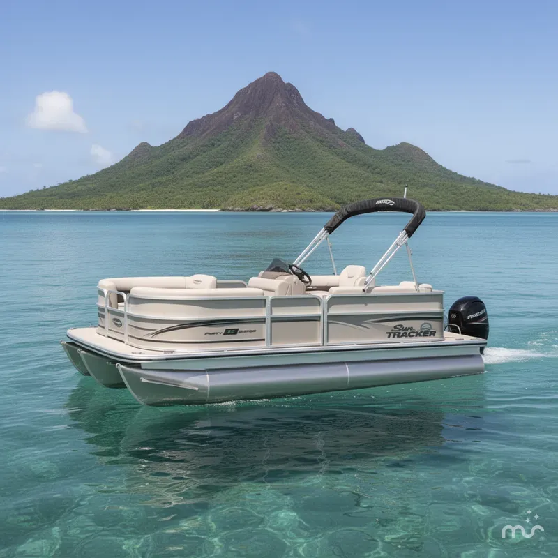 The Image of Sun Tracker Party Barge 16 DLX 2026 - 0