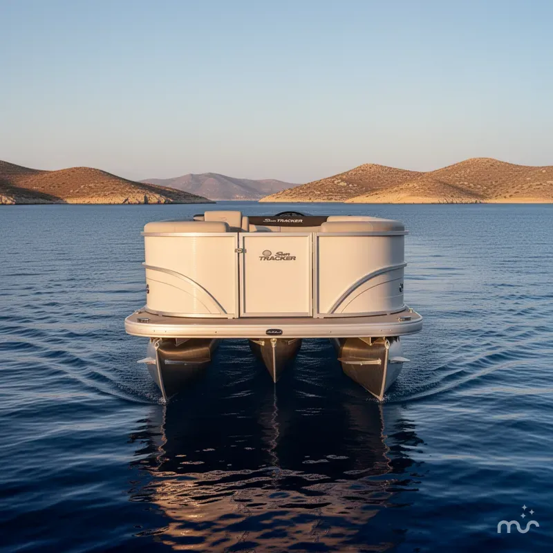 Slide: The Image of Sun Tracker Party Barge 20 DLX 2026 - 1