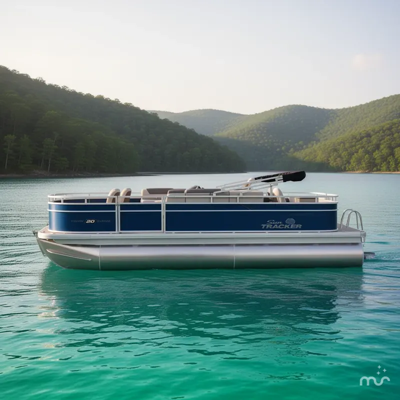 Slide: The Image of Sun Tracker Fishin' Barge 20 DLX 2026 - 2