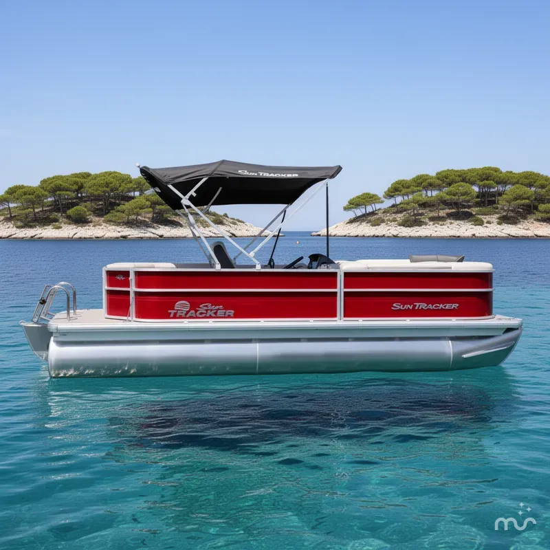 Slide: The Image of Sun Tracker Party Barge 20 DLX 2026 - 2