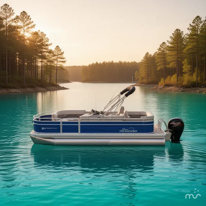 Slide: The Image of Sun Tracker Fishin' Barge 20 DLX 2026 - 2