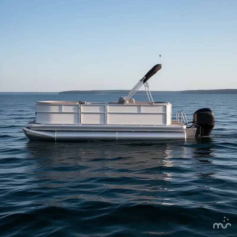 Slide: The Image of Sun Tracker Party Barge 16 DLX 2026 - 2