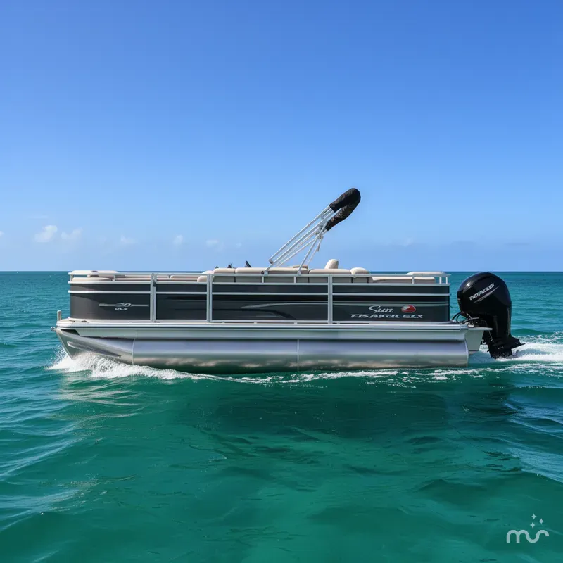 Slide: The Image of Sun Tracker Fishin' Barge 20 DLX 2025 - 1
