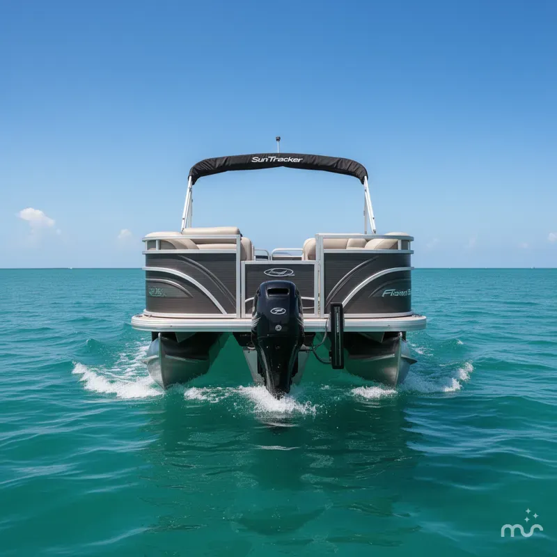Slide: The Image of Sun Tracker Fishin' Barge 20 DLX 2025 - 2