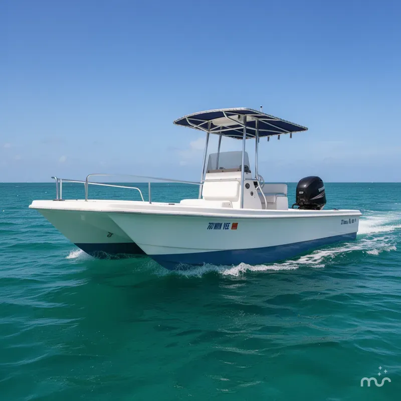 Slide: The Image of Twin Vee 22 BayCat 2012 - 0