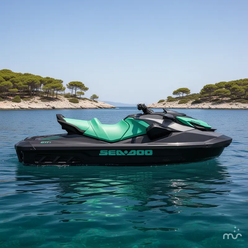 Slide: The Image of Sea-Doo GTI SE 170 Tech Package, Audio, iDF, iBR 2026 - 2