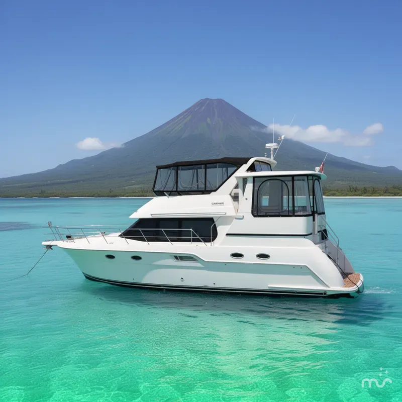 Slide: The Image of Carver Yachts 406 Aft Cabin Motor Yacht 2000 - 2