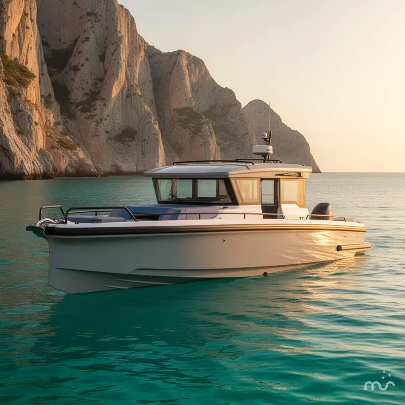 Slide: The Image of Axopar 37 XC Cross Cabin 2026 - 2