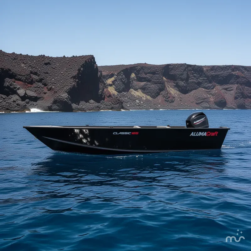 Slide: The Image of Alumacraft Classic 165 Tiller 2026 - 2