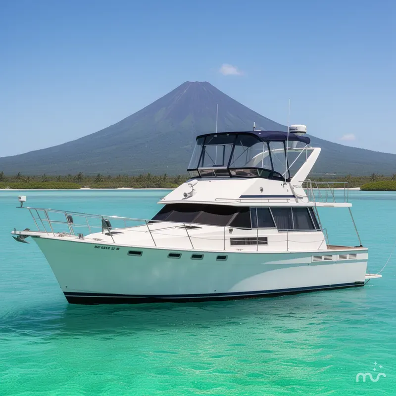 Slide: The Image of Bayliner 3888 Motoryacht 1988 - 2