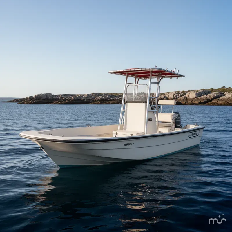 Slide: The Image of Boston Whaler 17 Montauk 1984 - 2