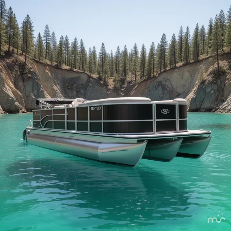 Slide: The Image of Bentley Pontoons 240 Bentley Cruise 2020 - 2
