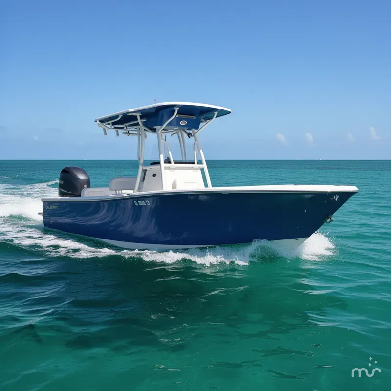 Slide: The Image of Sea Born LX24 Center Console 2020 - 0