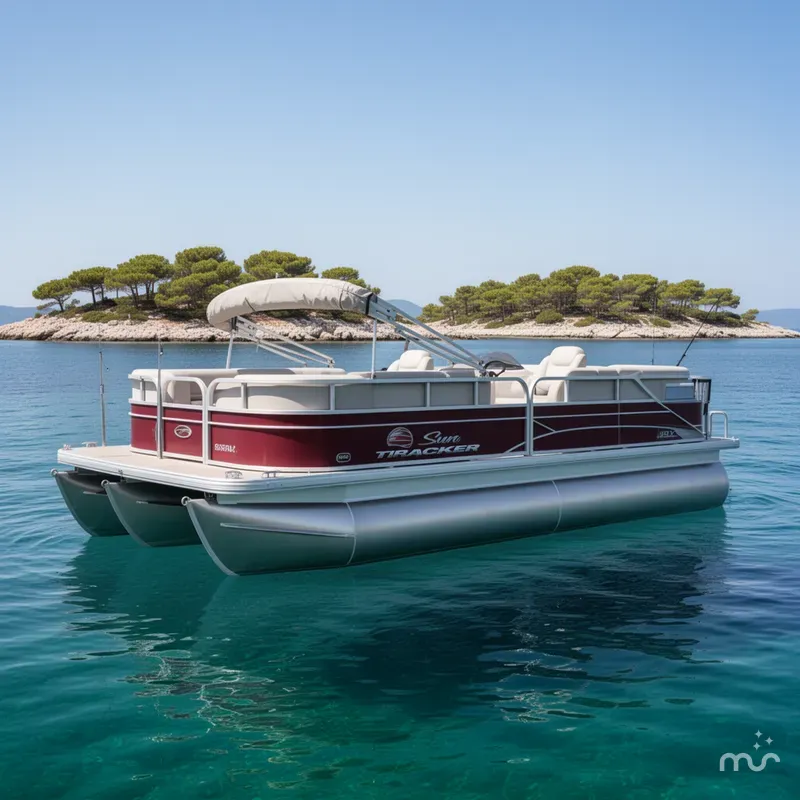 Slide: The Image of Sun Tracker Fishin' Barge 24 DLX 2019 - 2