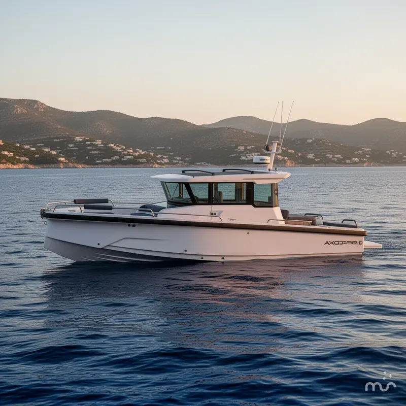 Slide: The Image of Axopar 29 XC Cross Cabin 2027 - 2