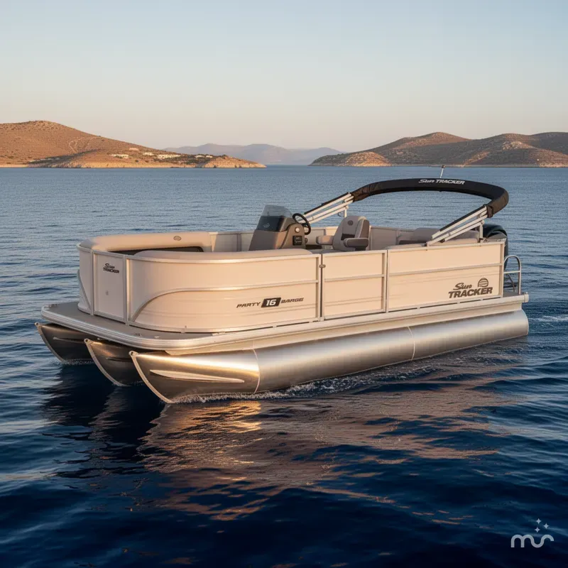The Image of Sun Tracker Party Barge 16 DLX 2026 - 0