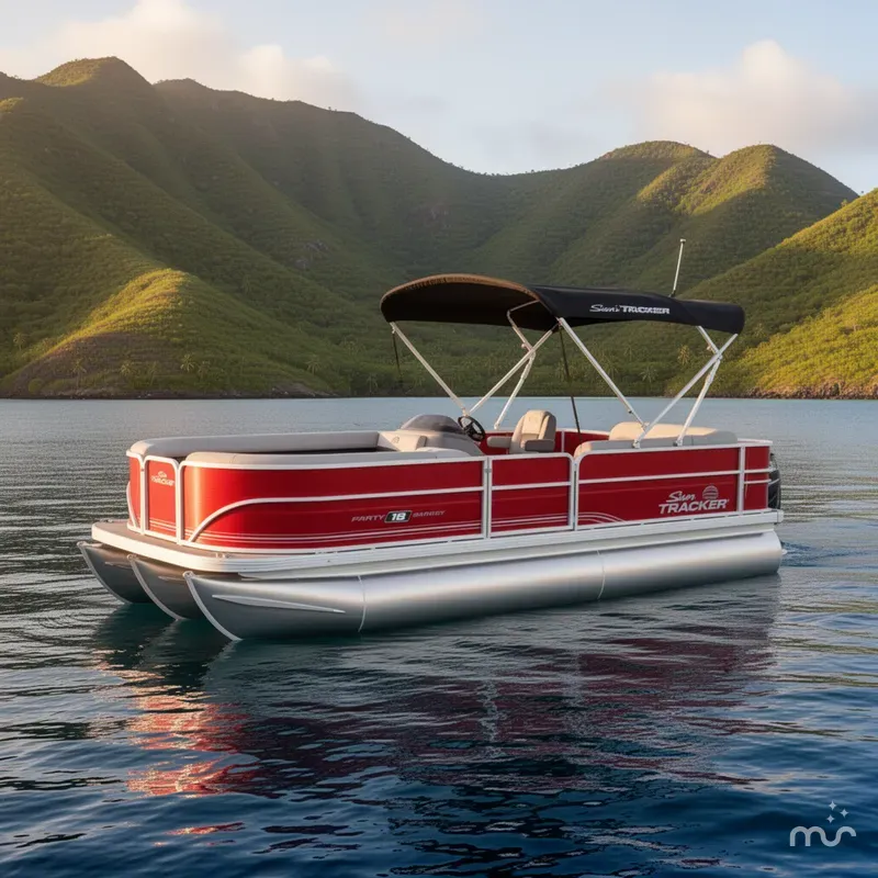 The Image of Sun Tracker Party Barge 18 DLX 2026 - 0