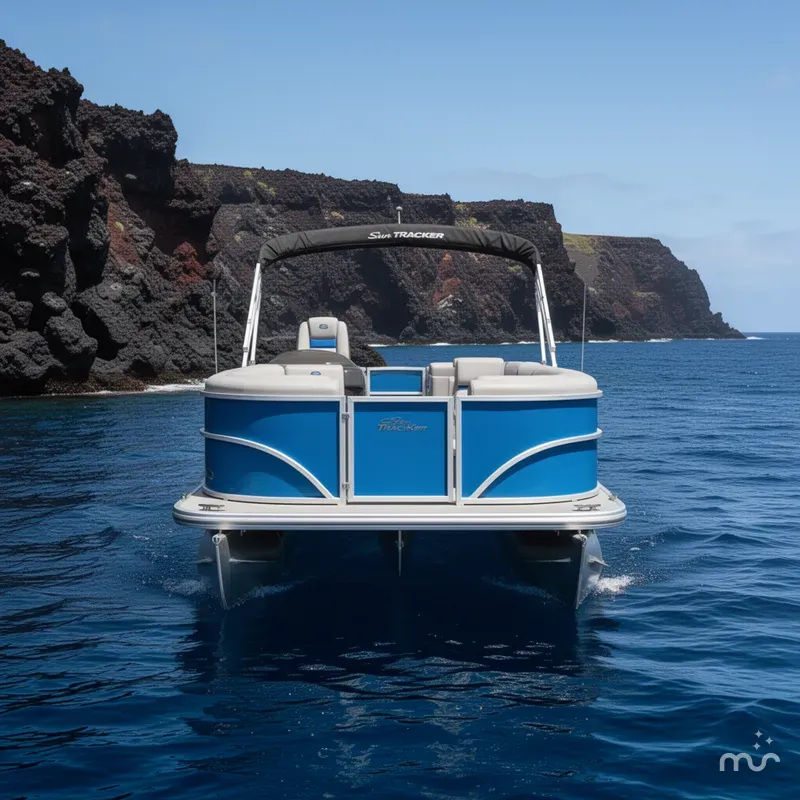 Slide: The Image of Sun Tracker Party Barge 20 DLX 2026 - 3