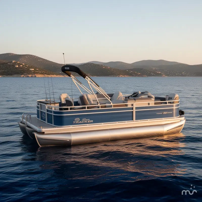 Slide: The Image of Sun Tracker Fishin' Barge 20 DLX 2026 - 2