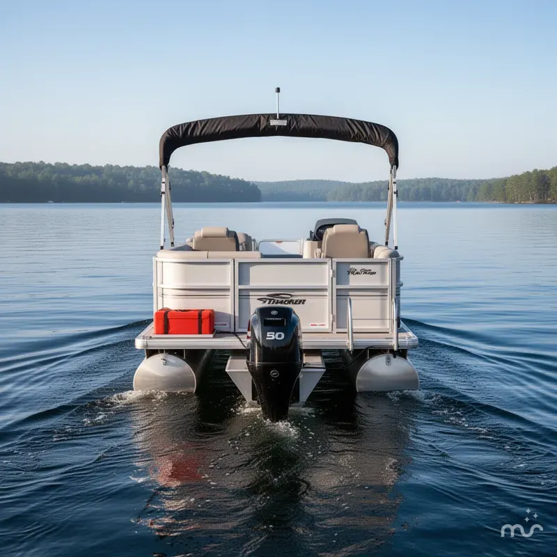 Slide: The Image of Sun Tracker Party Barge 16 DLX 2026 - 3