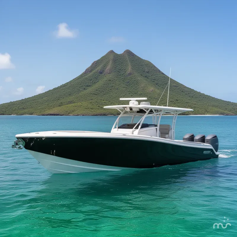 Slide: The Image of Nor-Tech 340 Sport Center Console 2026 - 2
