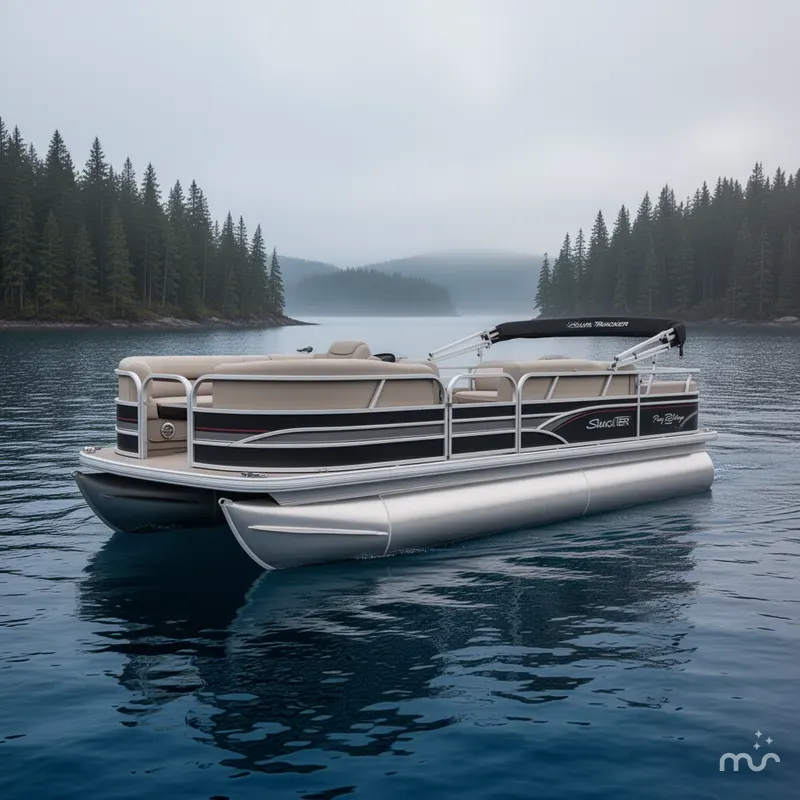 The Image of Sun Tracker Party Barge 220 DLX 2015 - 0