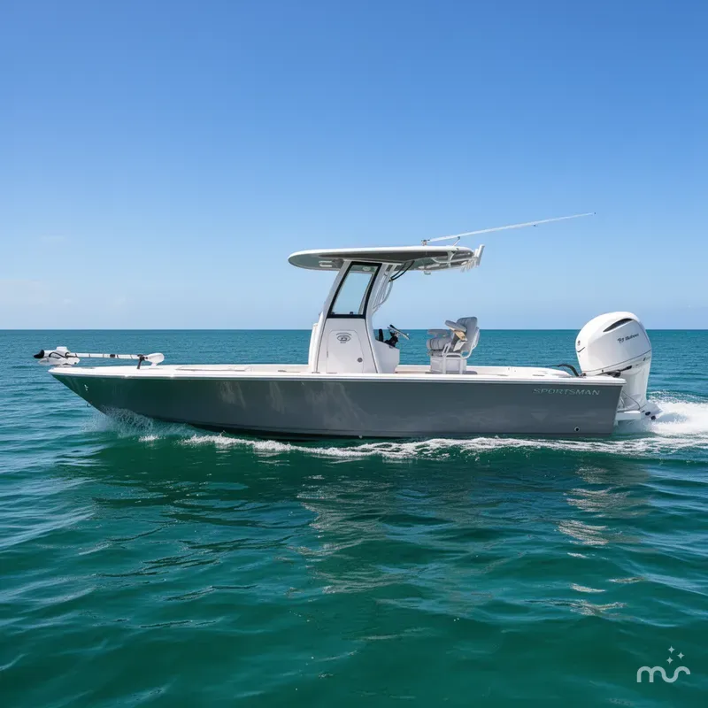 Slide: The Image of Sportsman Masters 247 Bay Boat 2026 - 2