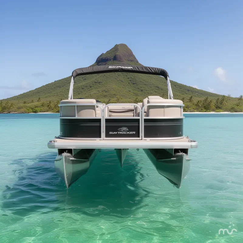 Slide: The Image of Sun Tracker Party Barge 20 DLX 2026 - 1
