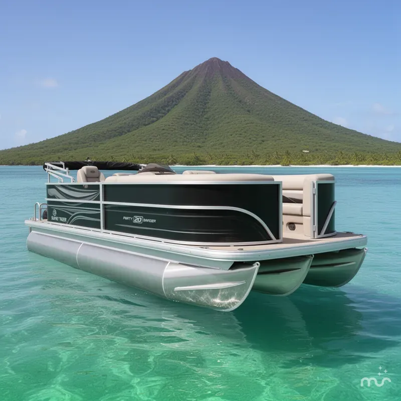 Slide: The Image of Sun Tracker Party Barge 20 DLX 2026 - 2