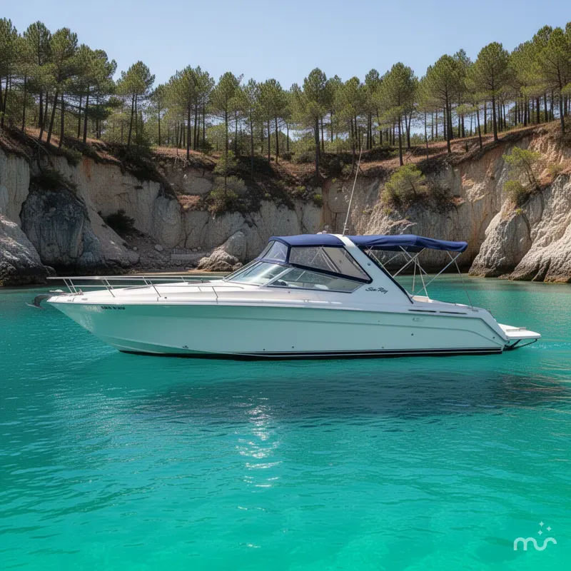 Slide: The Image of Sea Ray 380 Sun Sport 1993 - 2